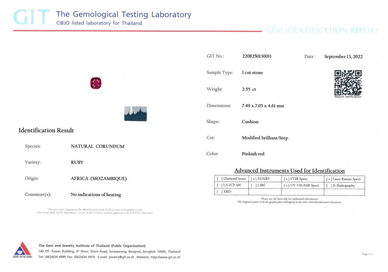 Pink Sapphire 2.55 ct