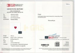 Mozambique Ruby 3.01 ct