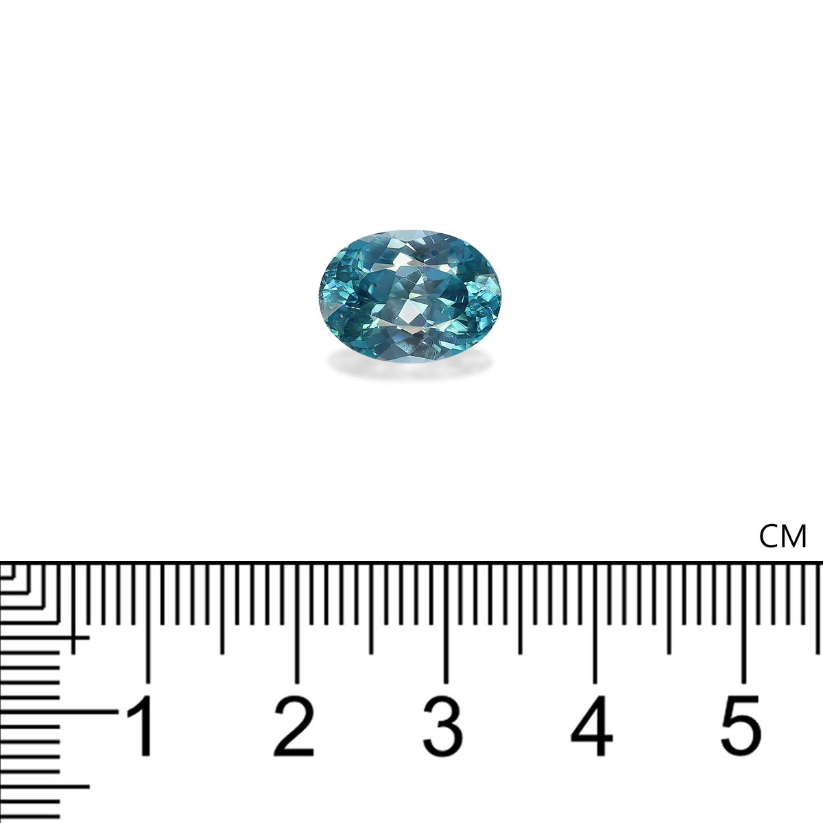 Blue Zircon 6.12 ct