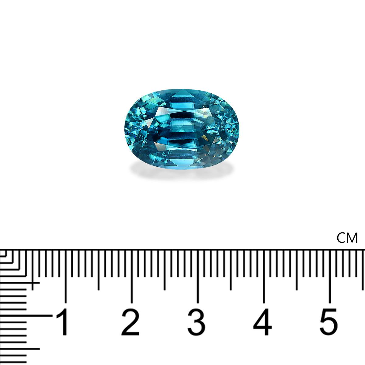 Blue Zircon 24.91 ct
