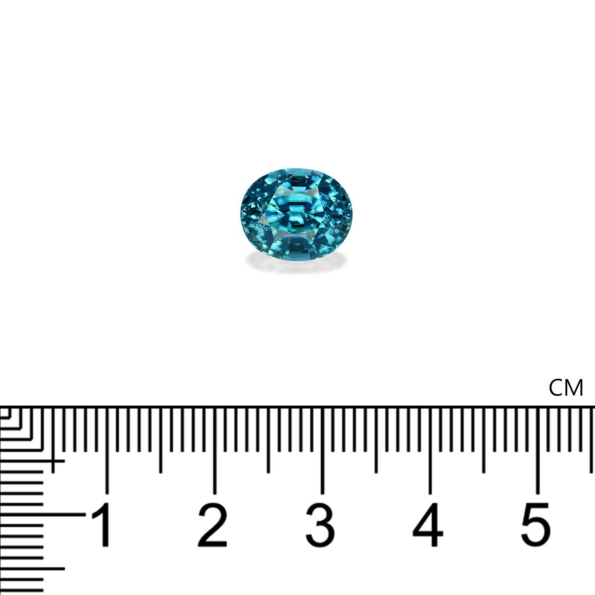 Blue Zircon 6.29 ct