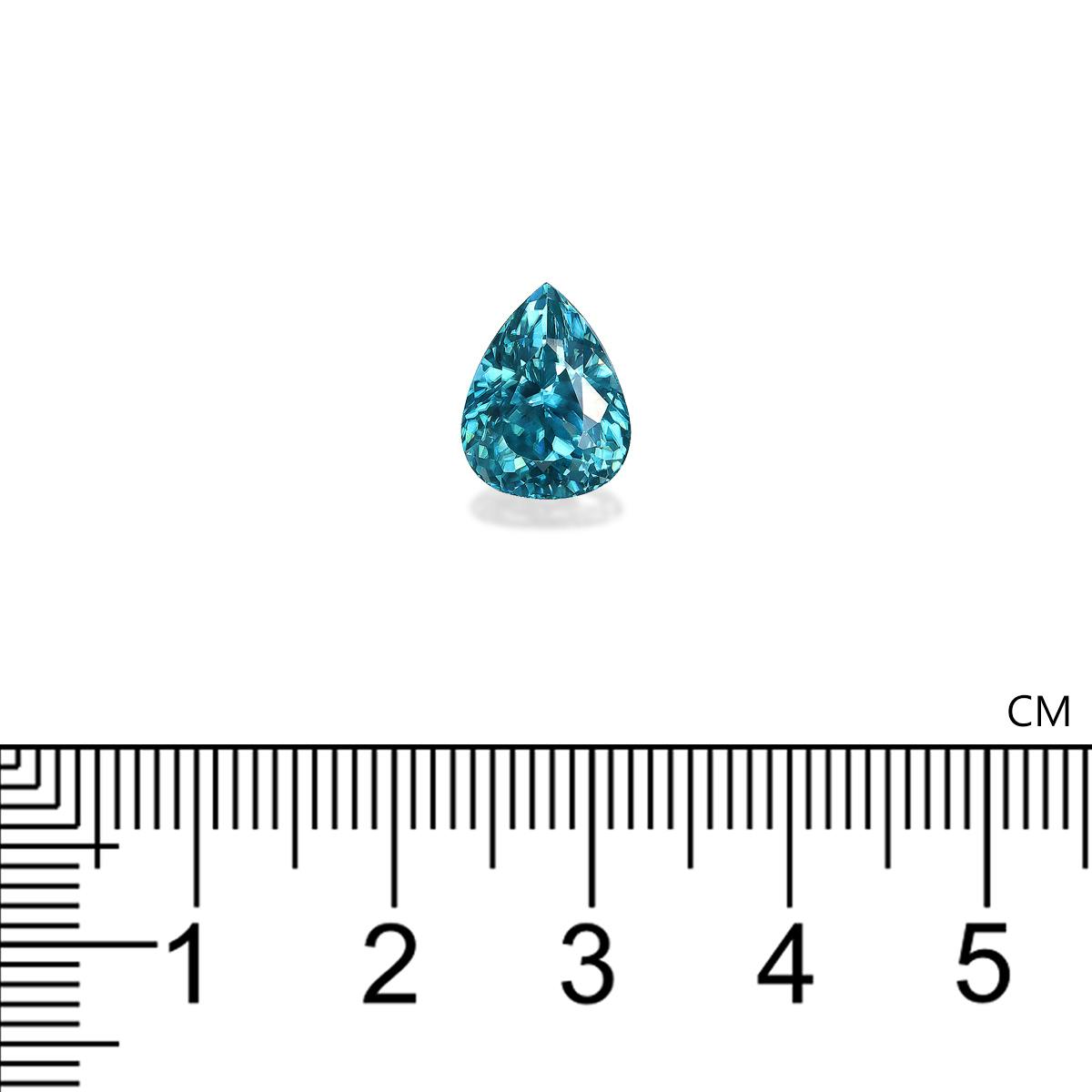Blue Zircon 6.53 ct