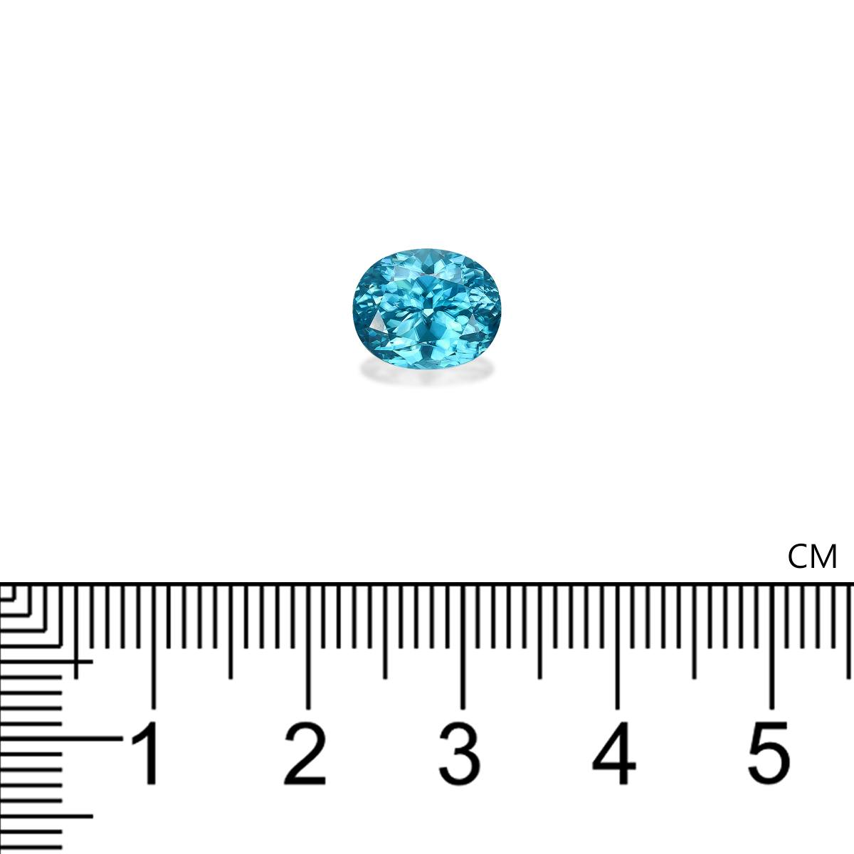 Blue Zircon 5.63 ct
