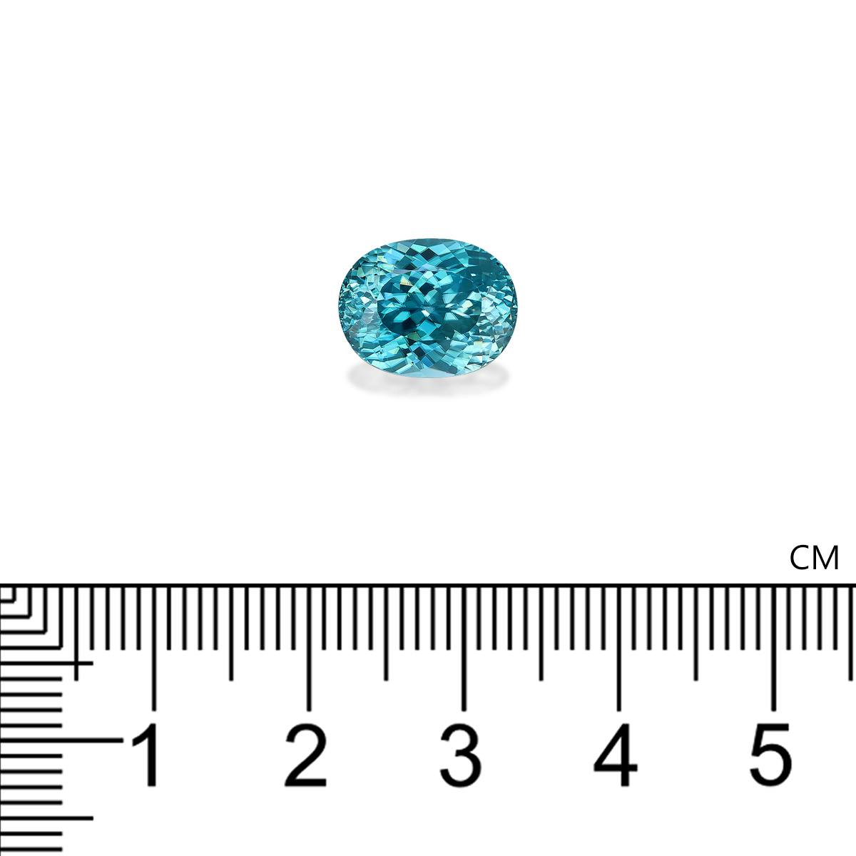 Blue Zircon 7.57 ct