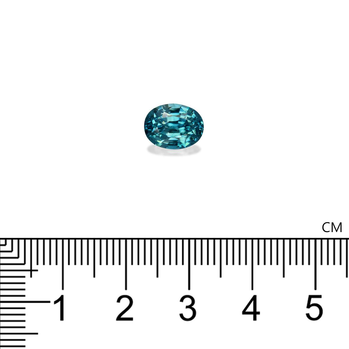 Blue Zircon 4.09 ct