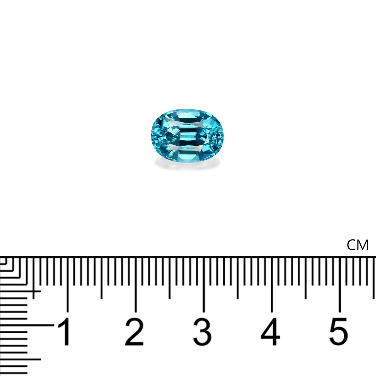 Blue Zircon 5.67 ct