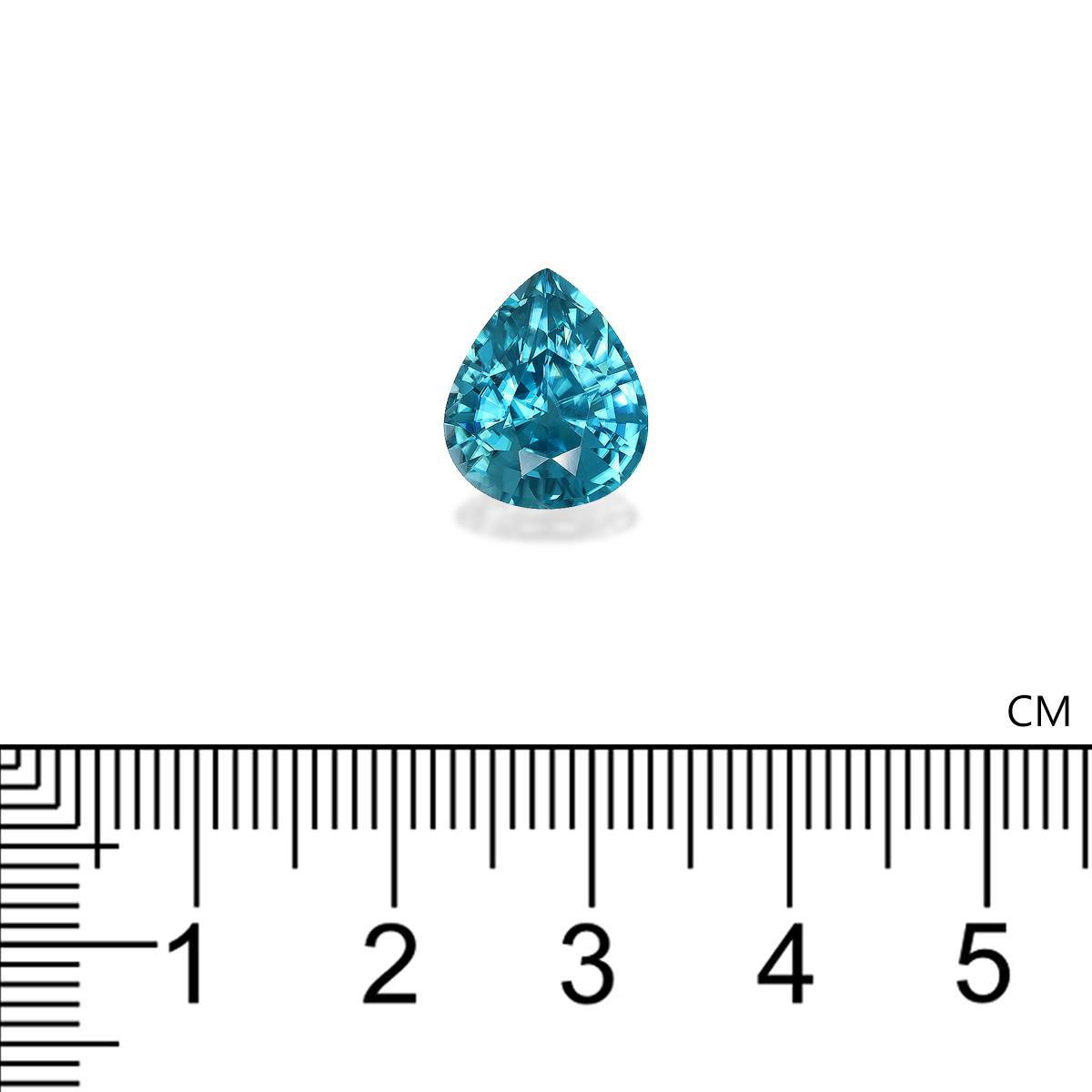 Blue Zircon 7.58 ct