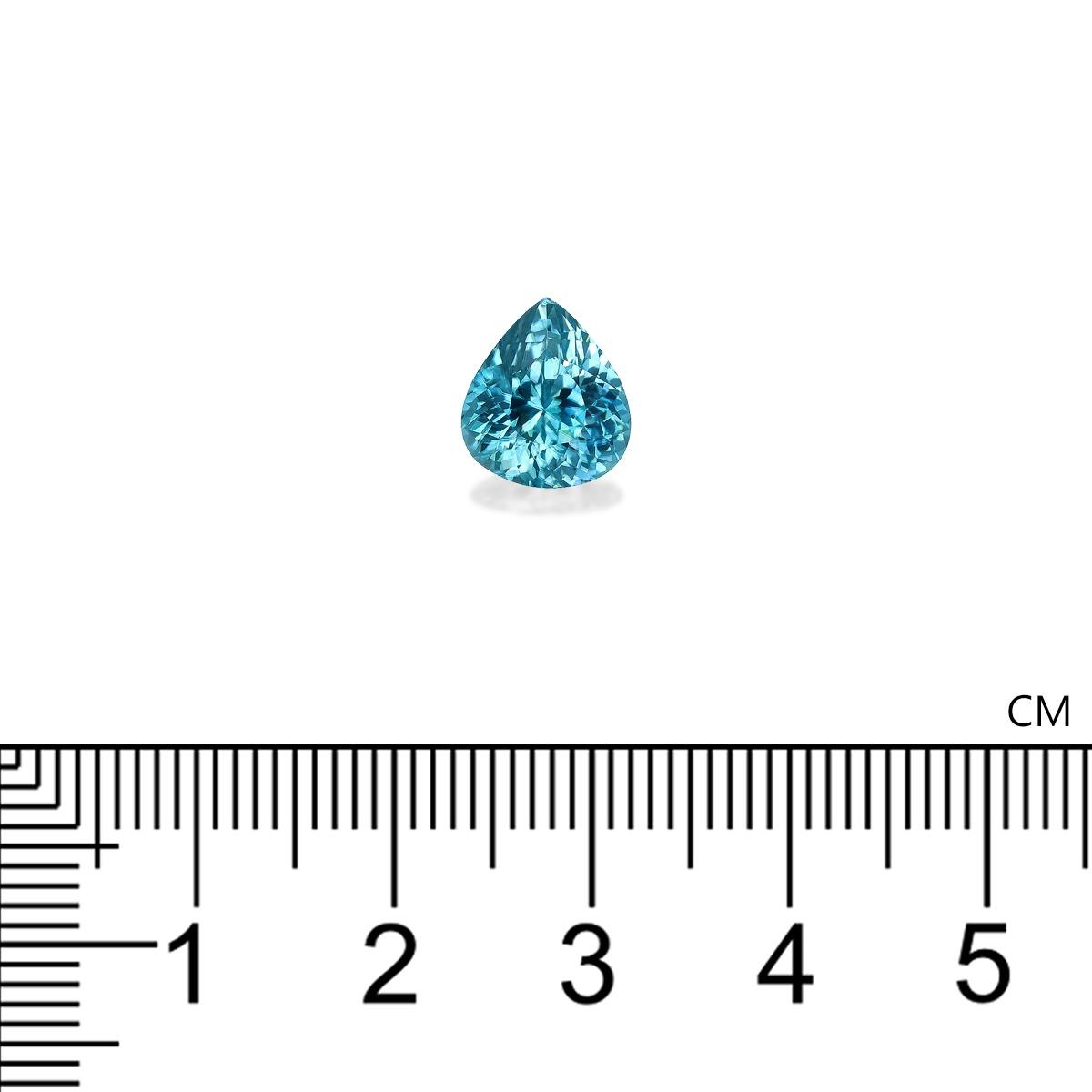 Blue Zircon 5.27 ct