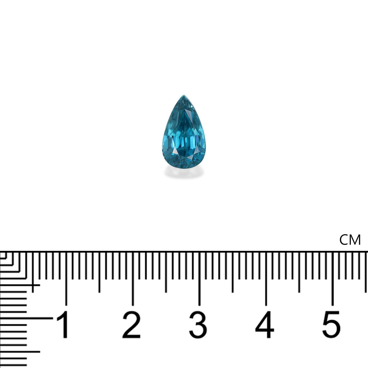 Blue Zircon 3.86 ct