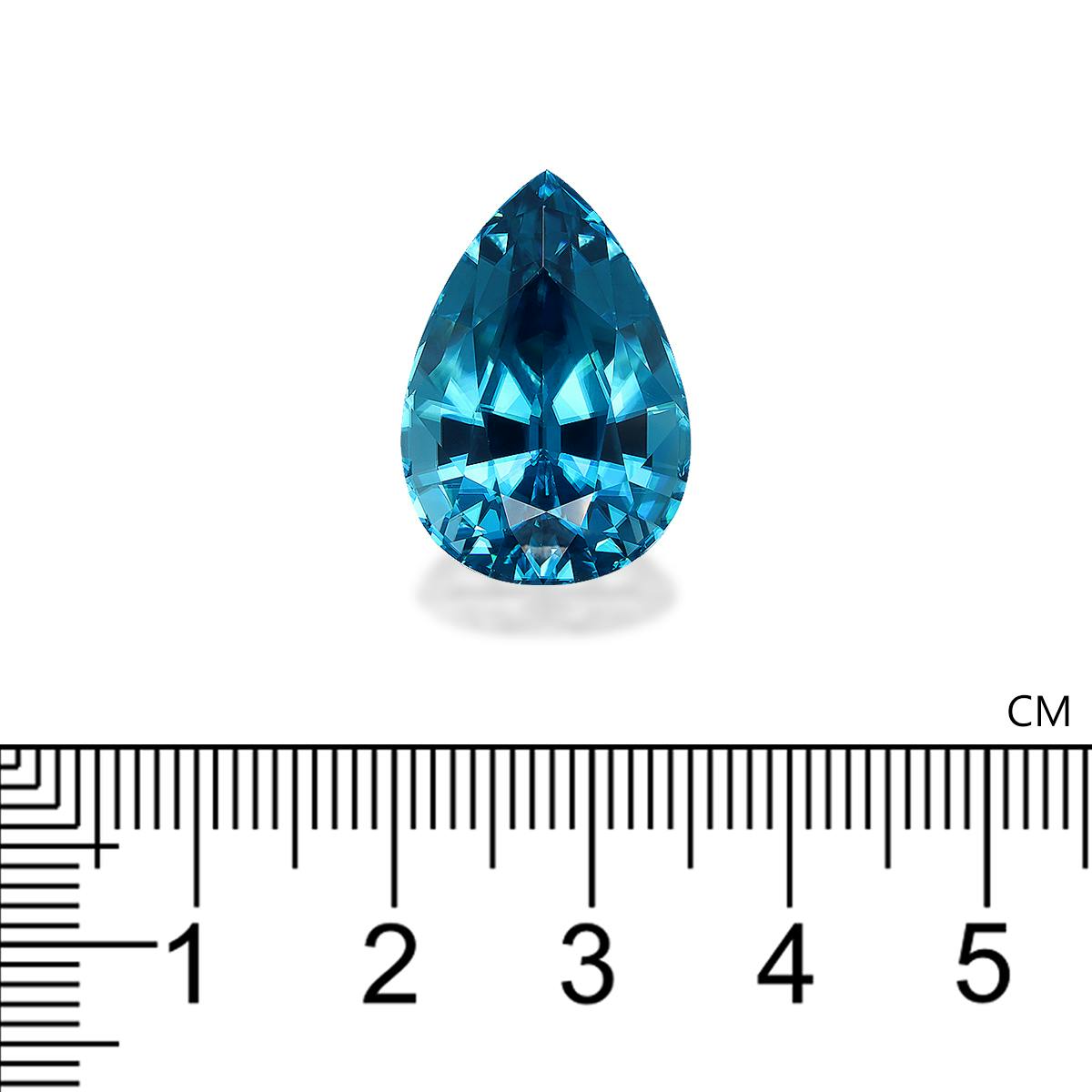 Blue Zircon 34.64 ct