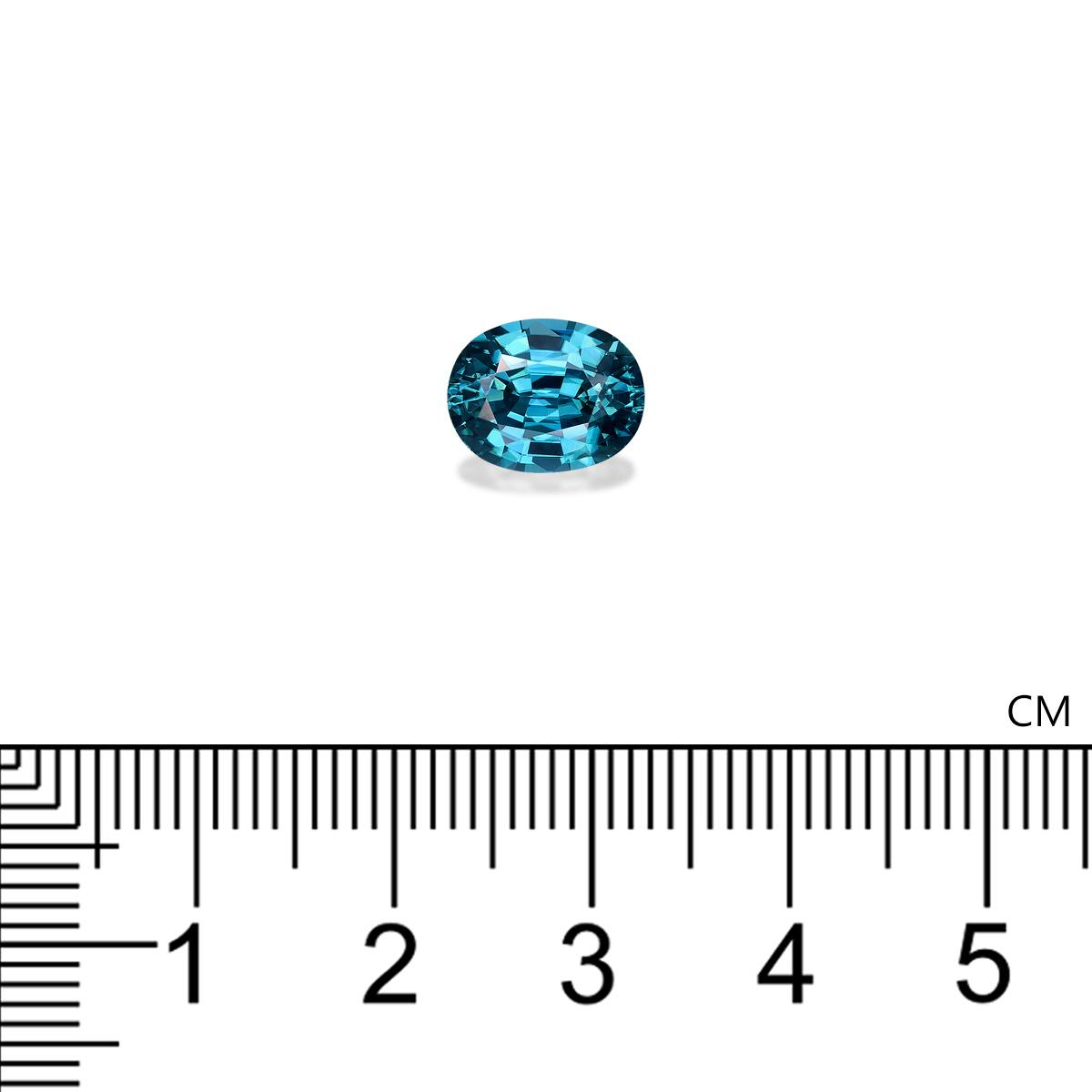 Blue Zircon 5.67 ct
