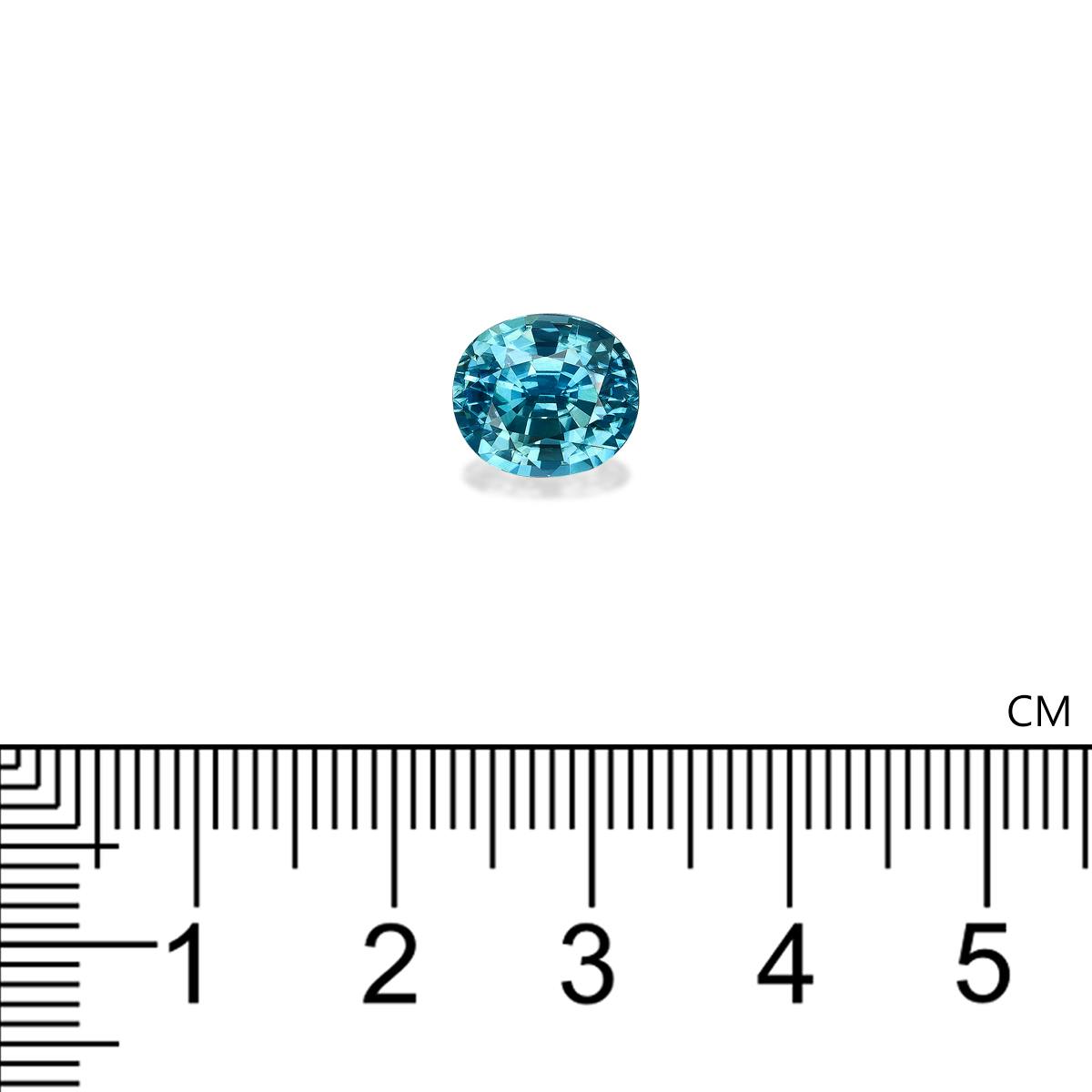 Blue Zircon 5.19 ct