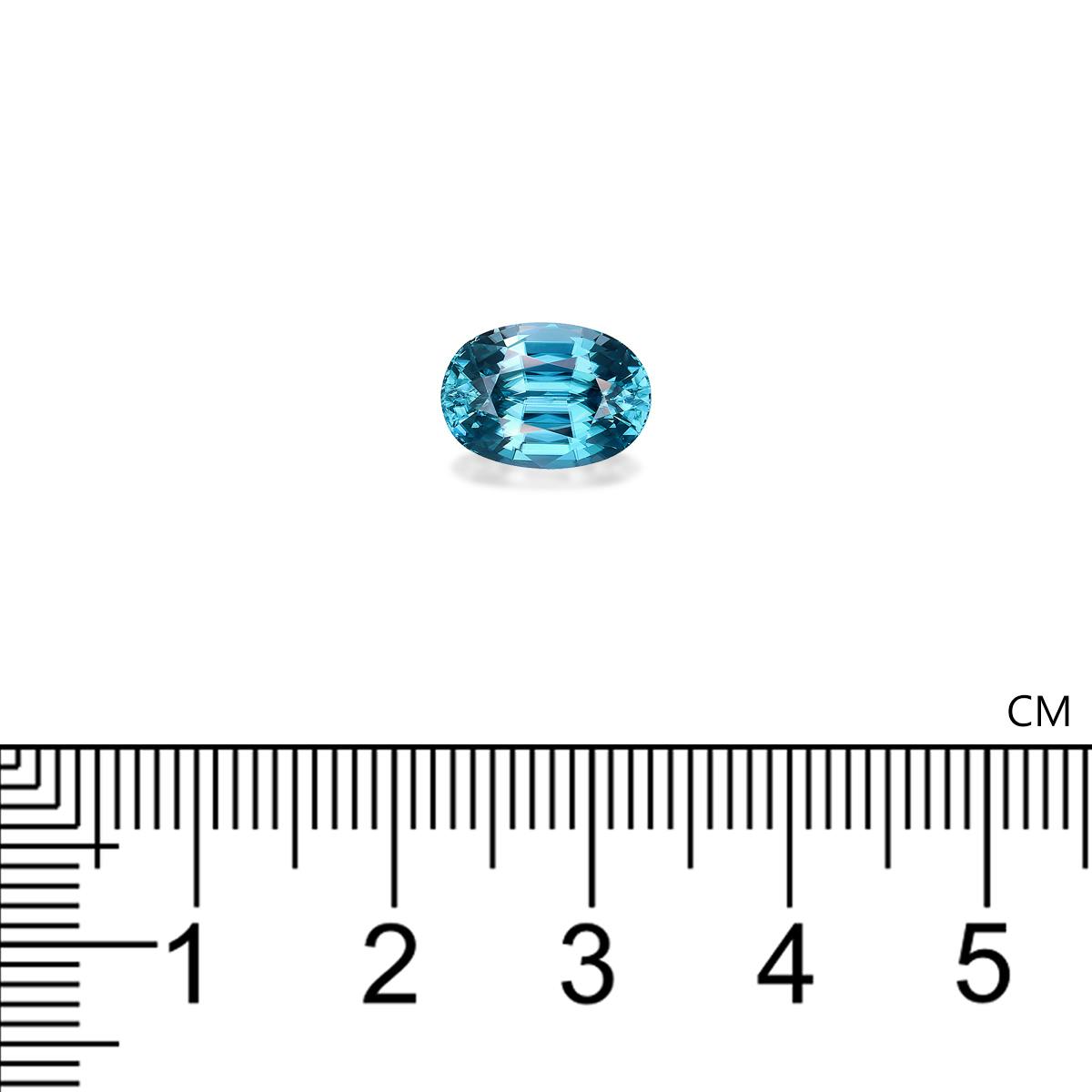 Blue Zircon 5.18 ct