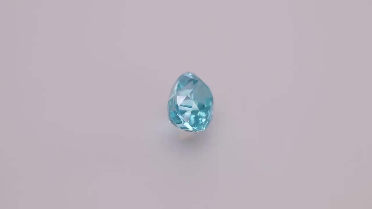 Blue Zircon 4.95 ct