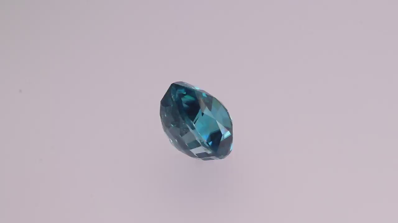 Blue Zircon 14.36 ct