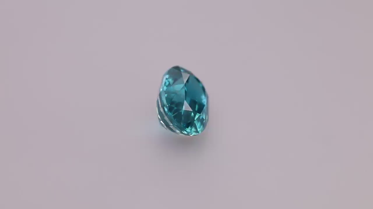Blue Zircon 7.91 ct