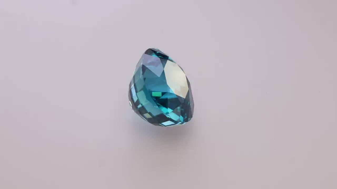 Blue Zircon 50.55 ct