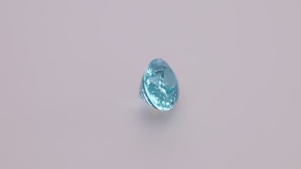 Blue Zircon 5.50 ct
