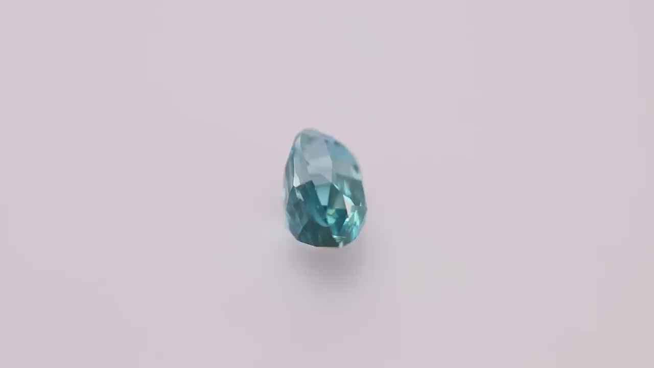 Blue Zircon 5.99 ct
