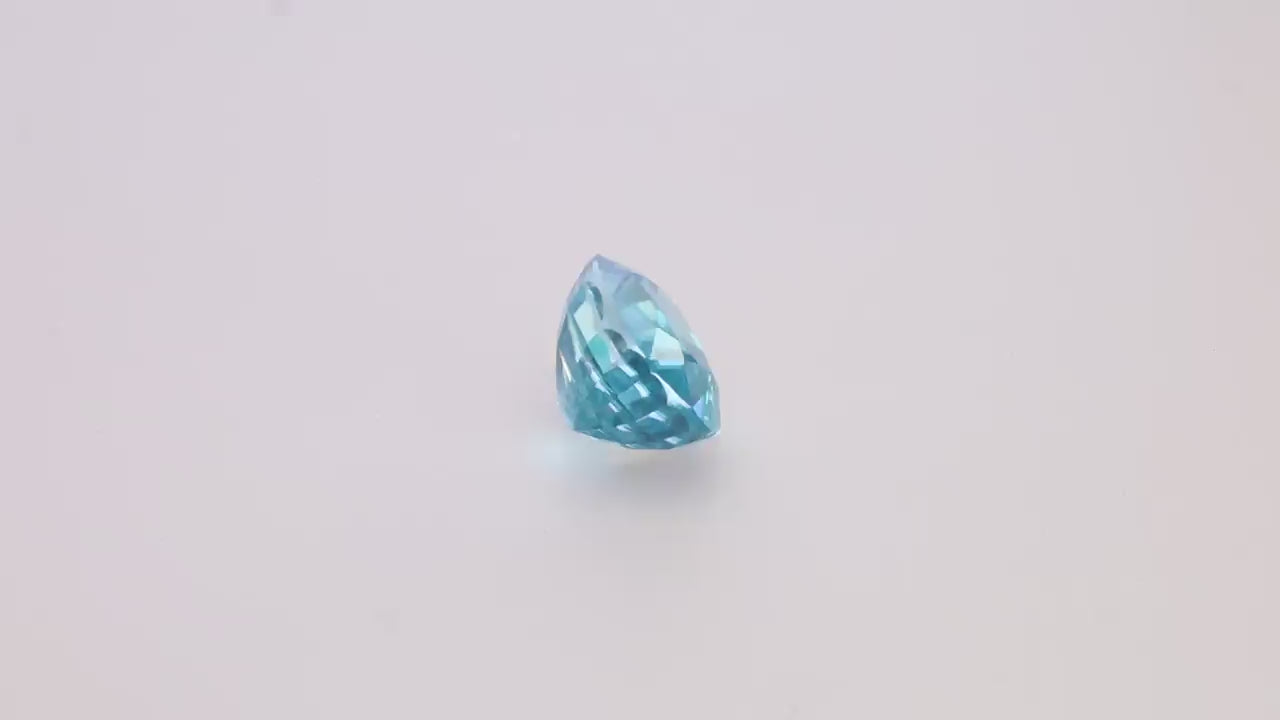 Blue Zircon 9.34 ct