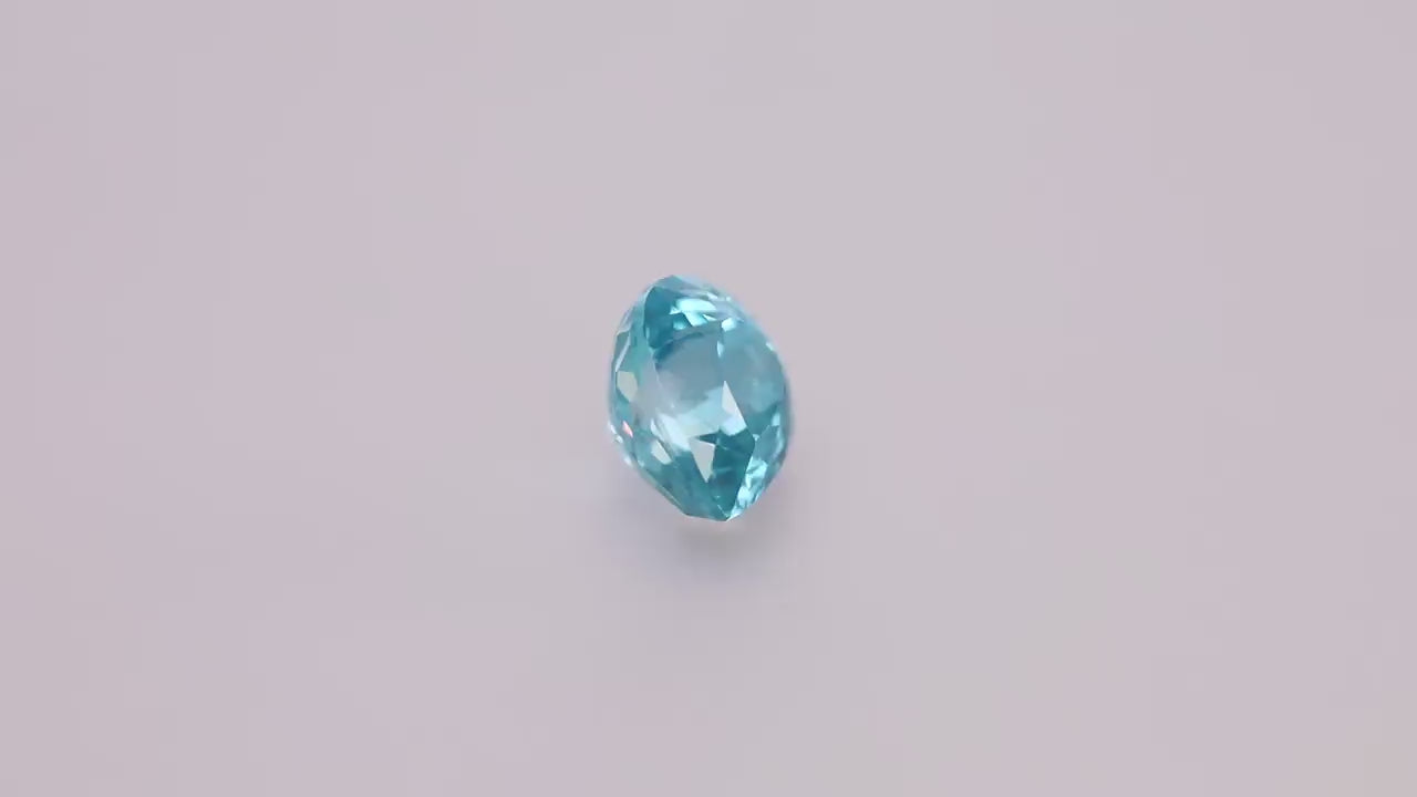 Blue Zircon 5.27 ct