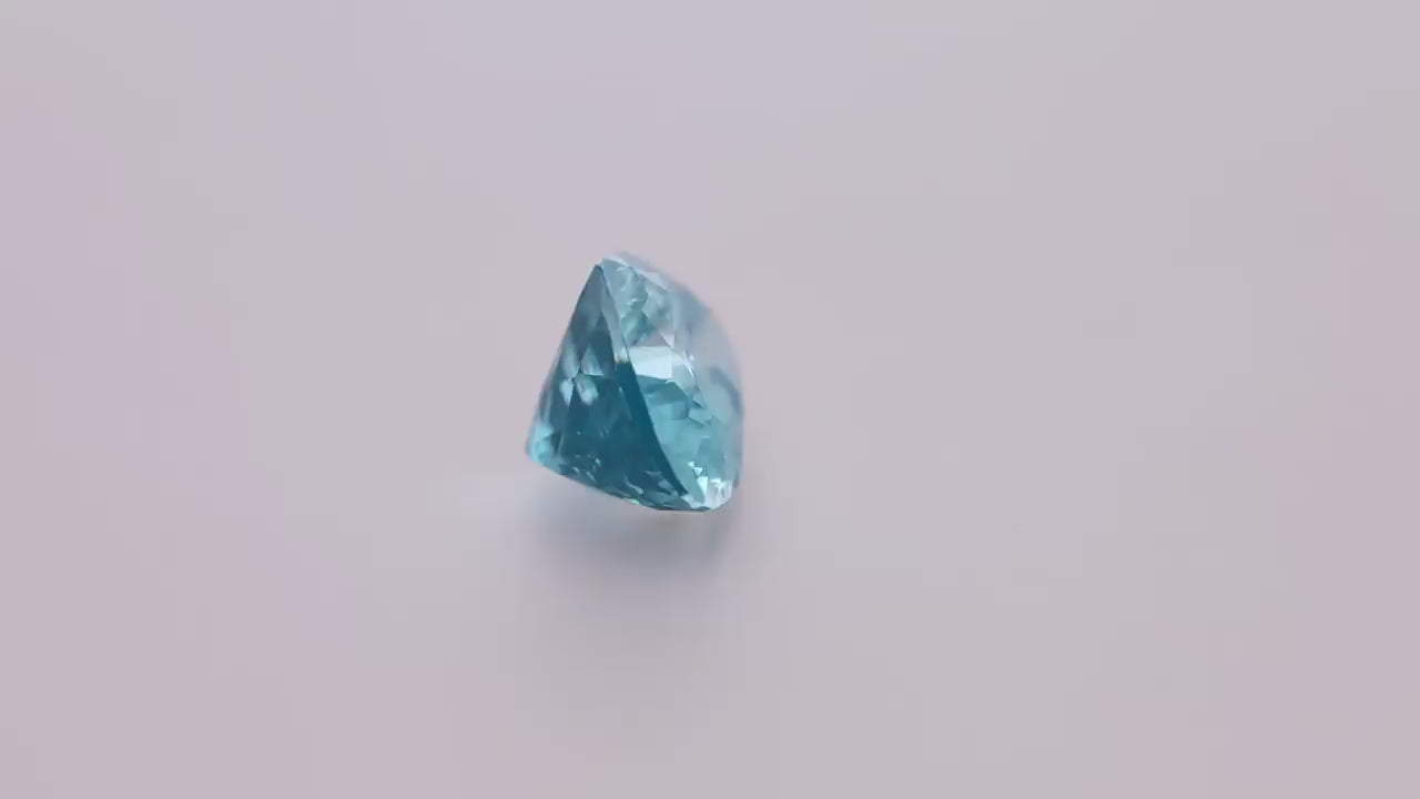 Blue Zircon 12.03 ct