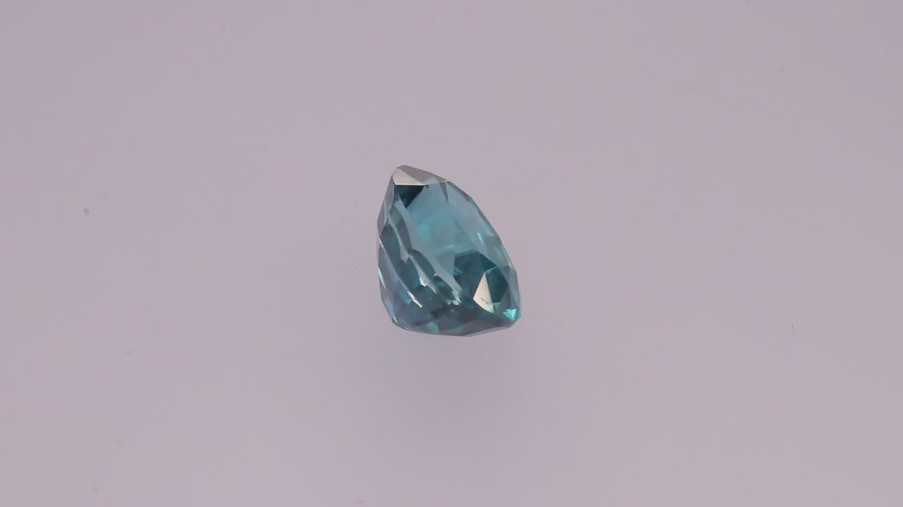 Blue Zircon 6.94 ct