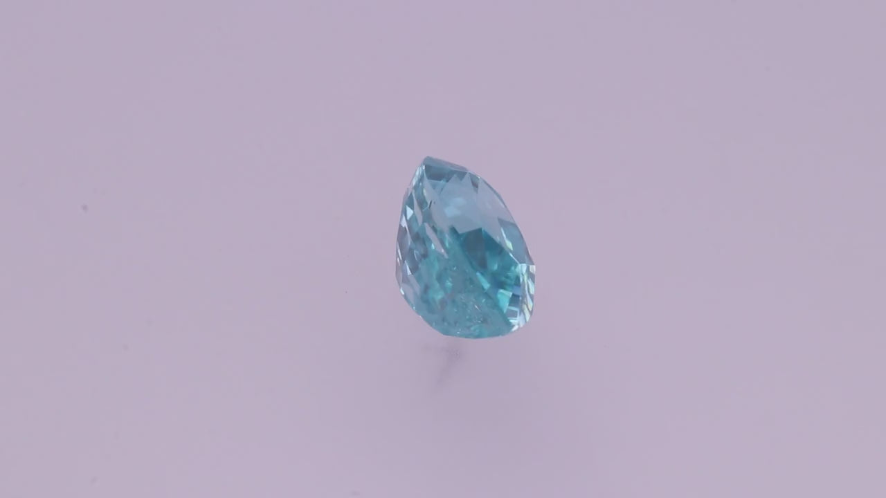 Blue Zircon 4.03 ct