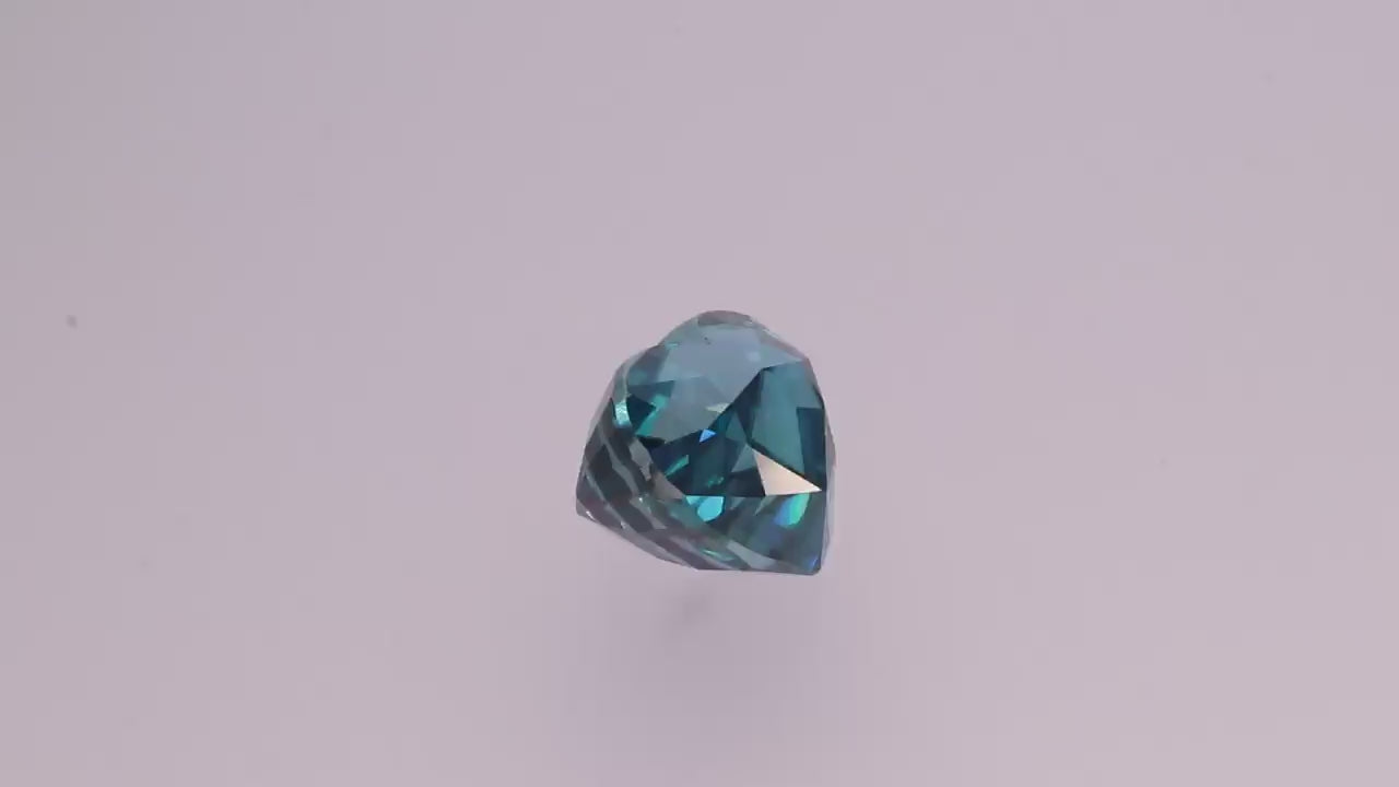 Blue Zircon 17.66 ct