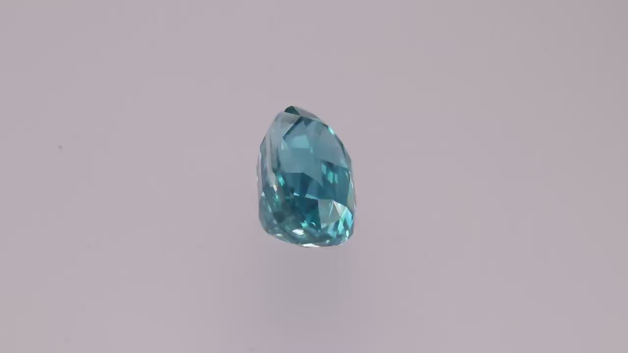 Blue Zircon 5.05 ct