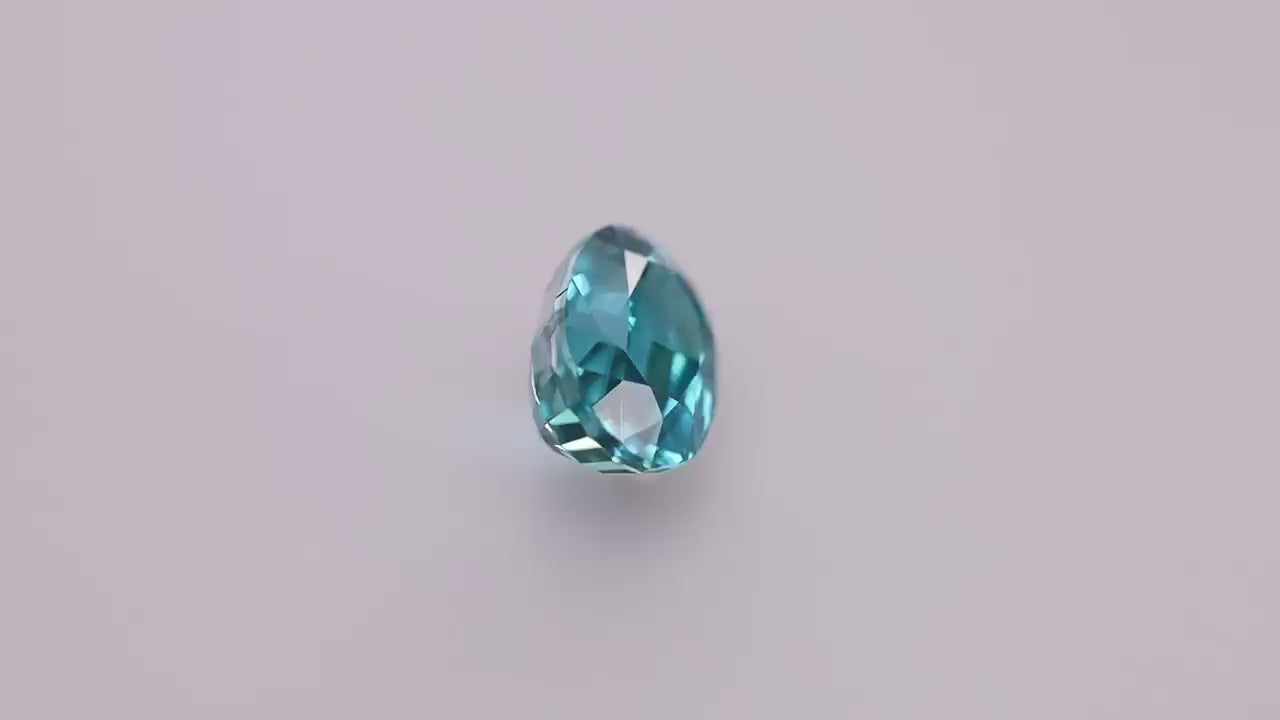 Blue Zircon 10.11 ct
