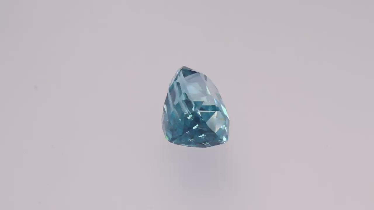 Blue Zircon 24.91 ct