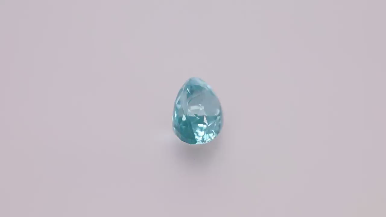 Blue Zircon 5.57 ct
