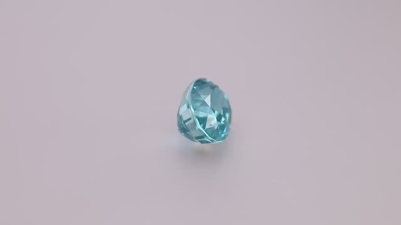 Blue Zircon 6.21 ct