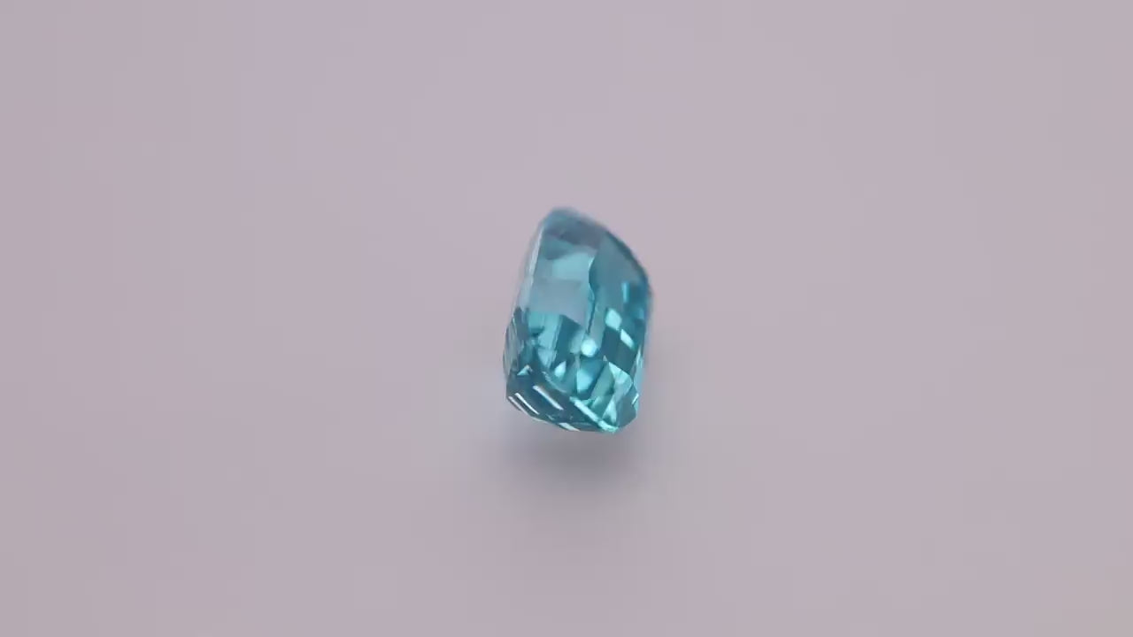 Blue Zircon 9.10 ct