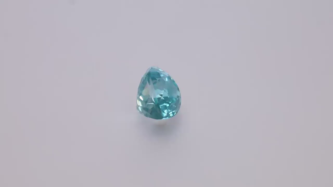 Blue Zircon 6.53 ct