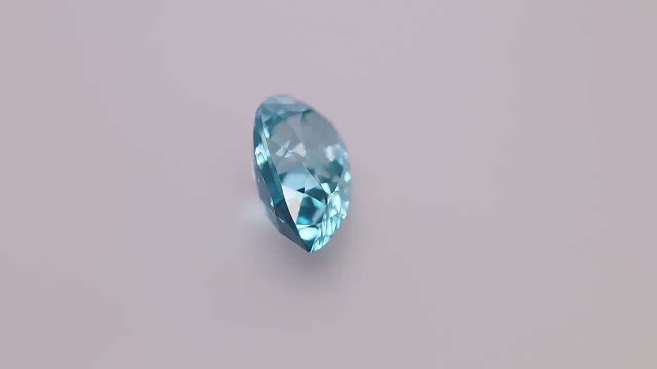 Blue Zircon 14.41 ct