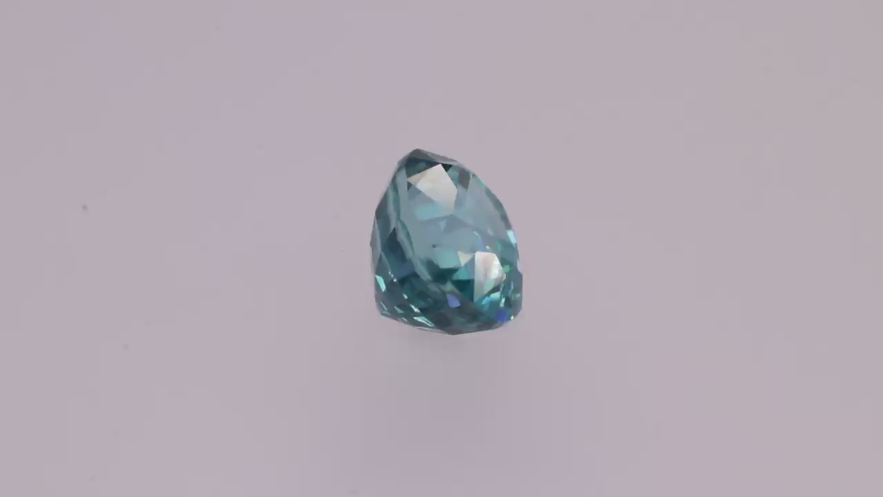 Blue Zircon 4.24 ct