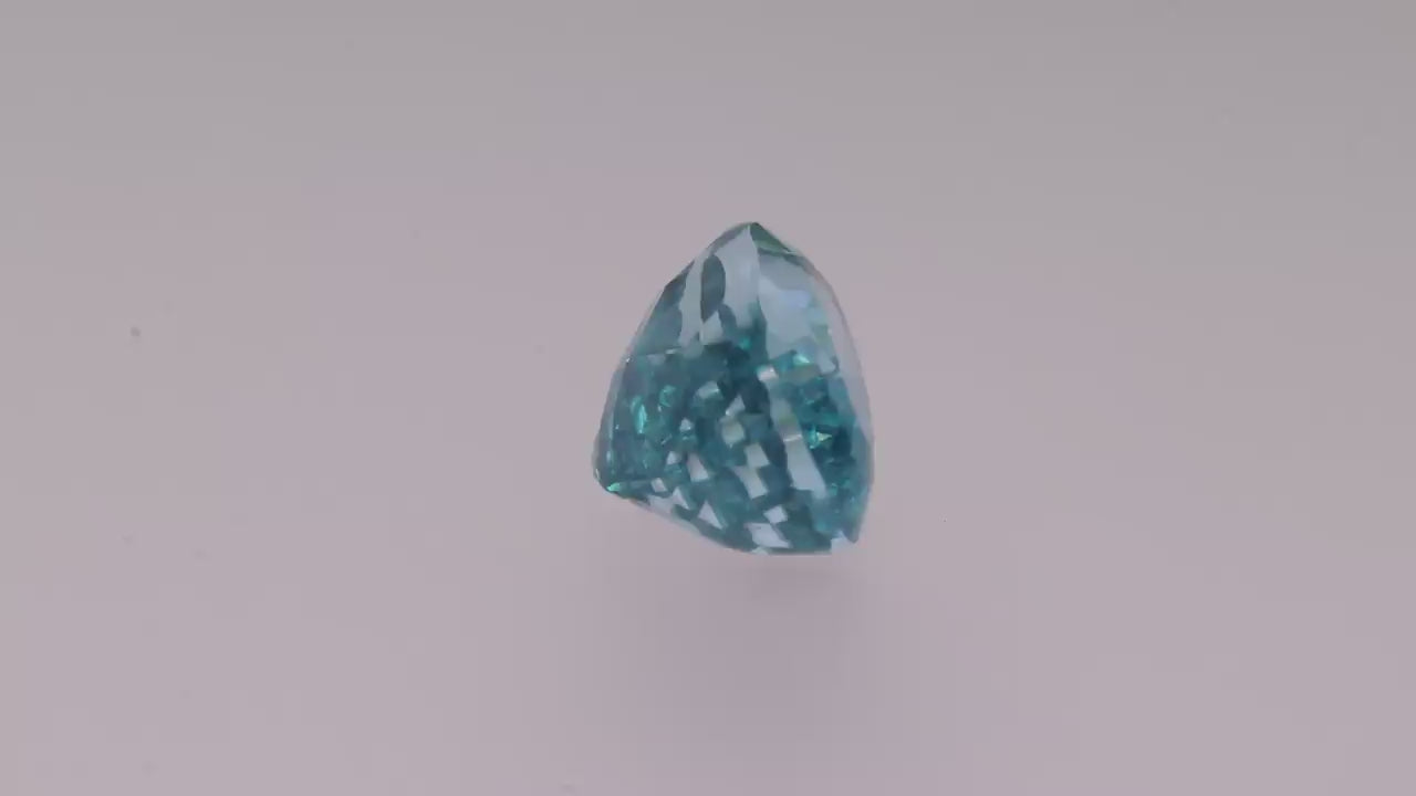 Blue Zircon 6.75 ct