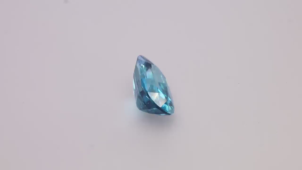 Blue Zircon 13.58 ct
