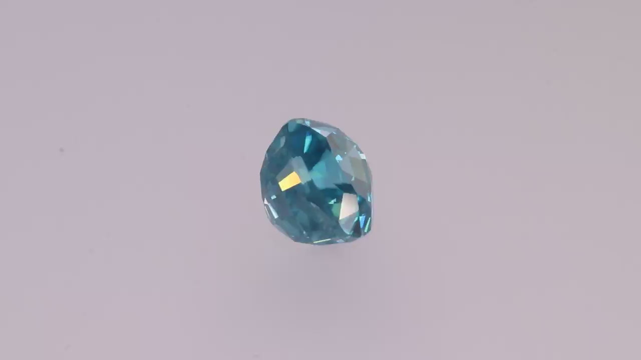Blue Zircon 7.69 ct