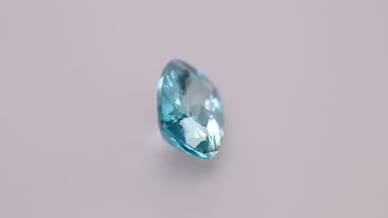 Blue Zircon 10.77 ct
