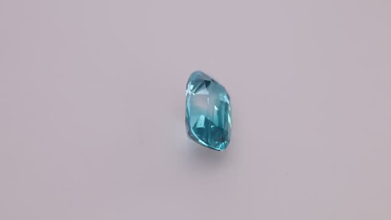 Blue Zircon 6.01 ct