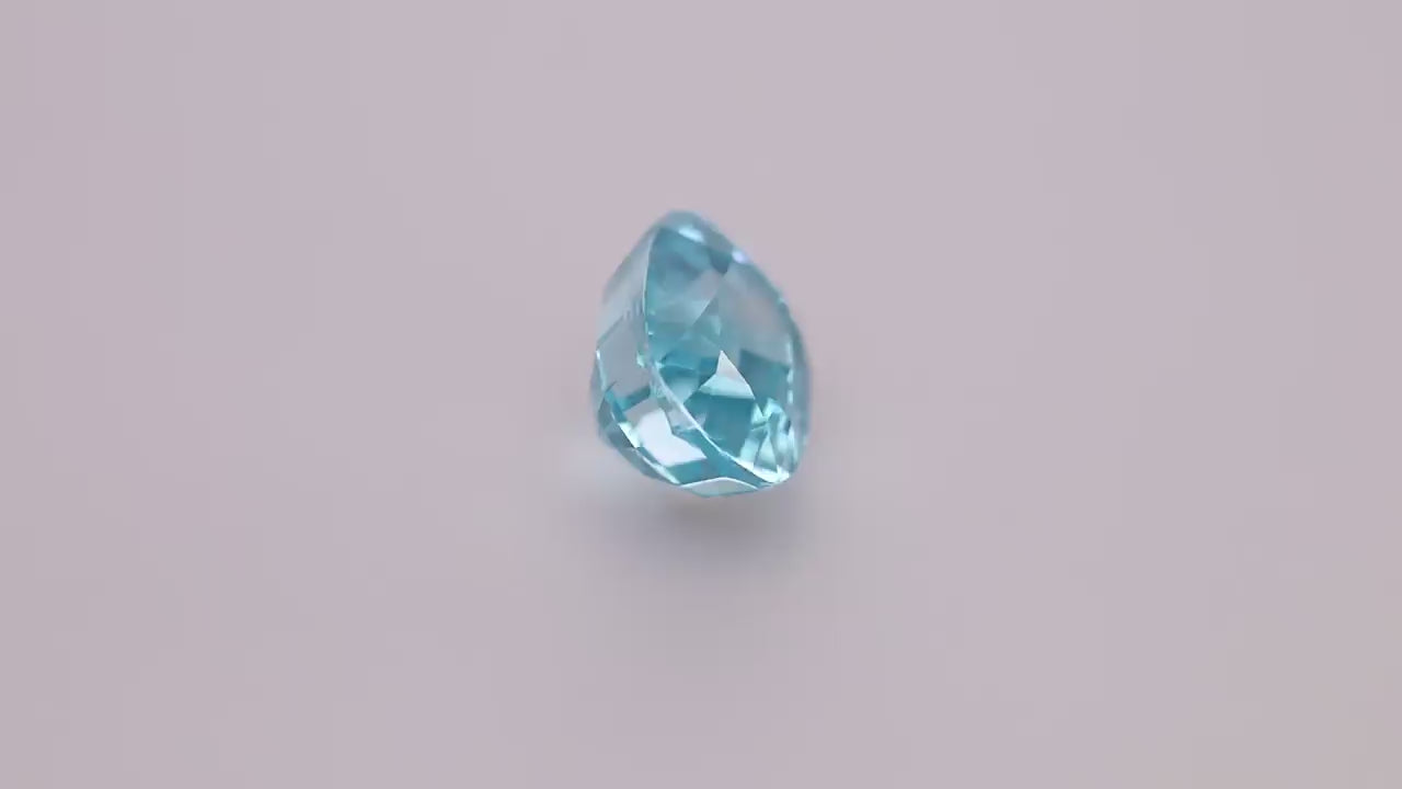 Blue Zircon 10.94 ct