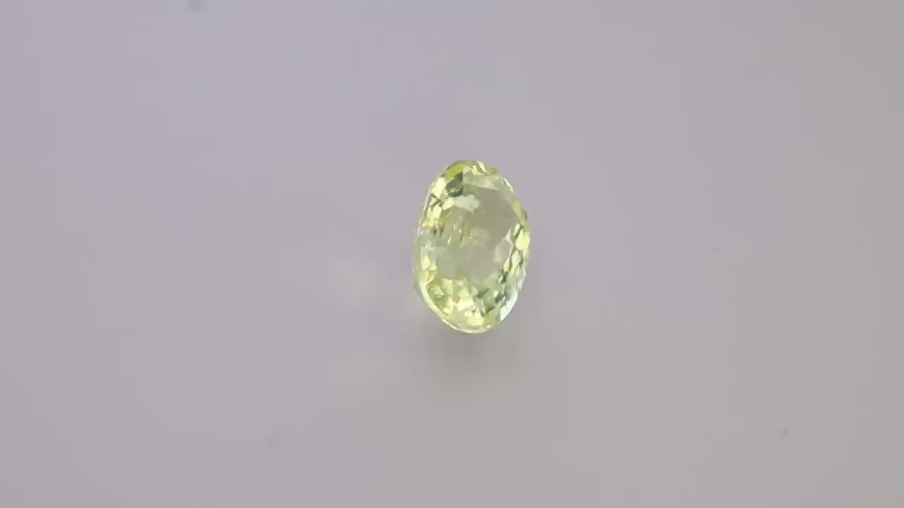 Yellow Tourmaline 3.20 ct