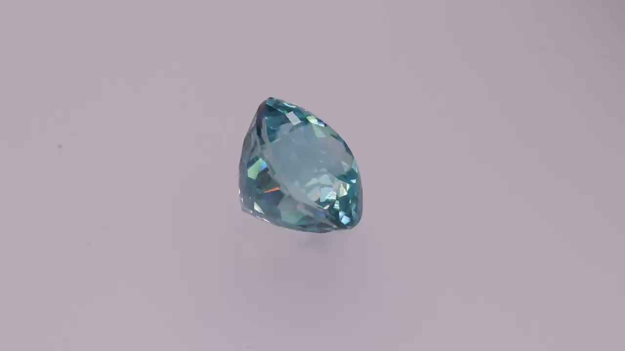 Blue Zircon 10.06 ct