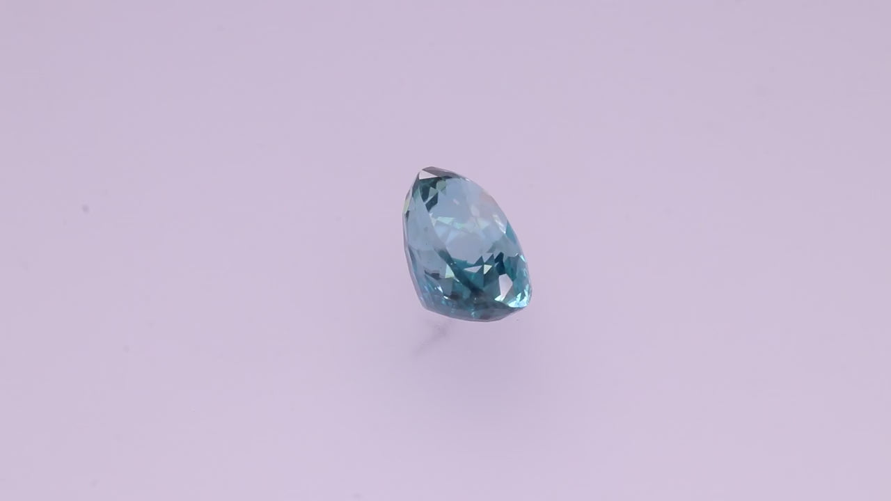 Blue Zircon 7.21 ct