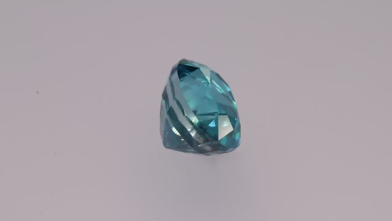 Blue Zircon 7.16 ct