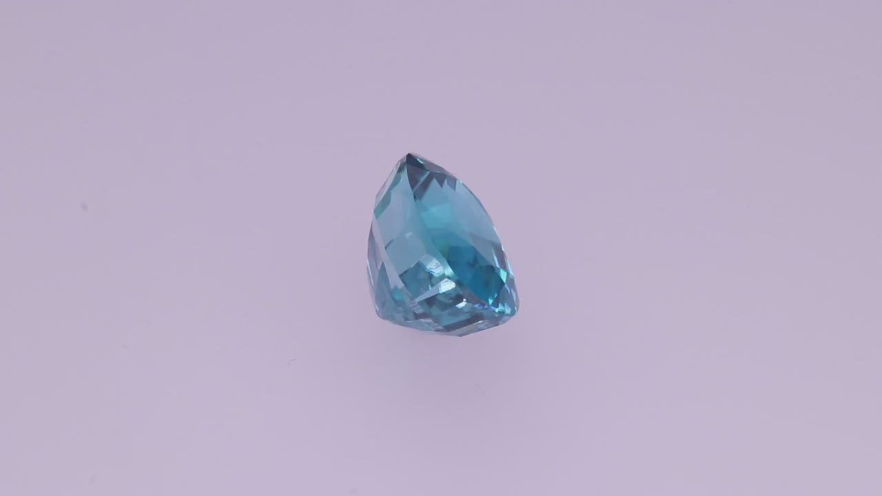 Blue Zircon 12.76 ct