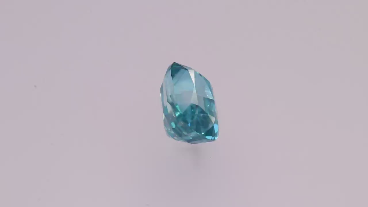 Blue Zircon 4.40 ct